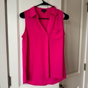 The Limited Hot Pink Button Up Tank